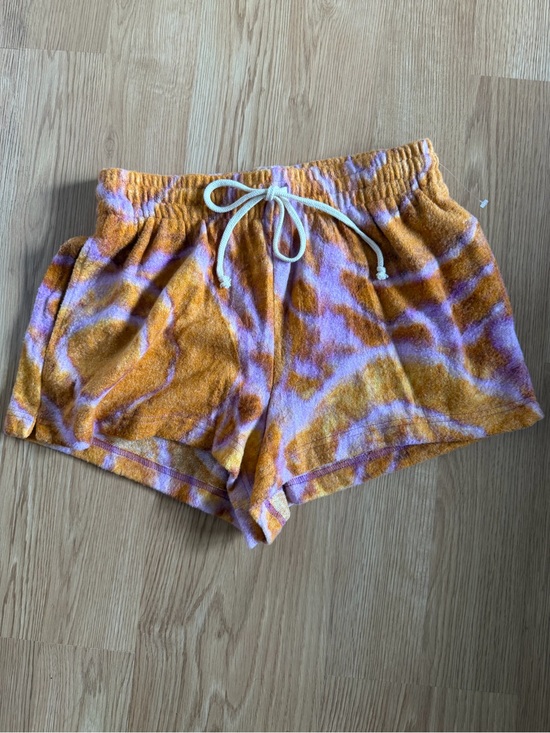 Urban Outfitters Pants - NWOT Urban Outfitters Plush Terry Soft Shorts Orange & Purple M Medium